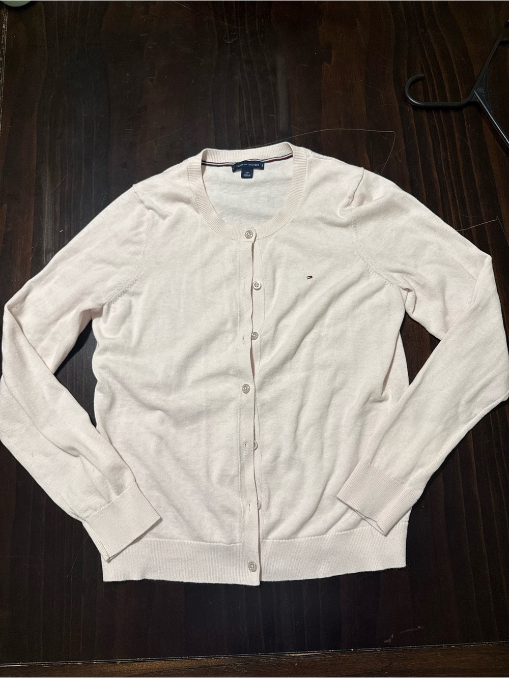 Tommy Hilfiger Women's Light Blush Button-Front Cardigan